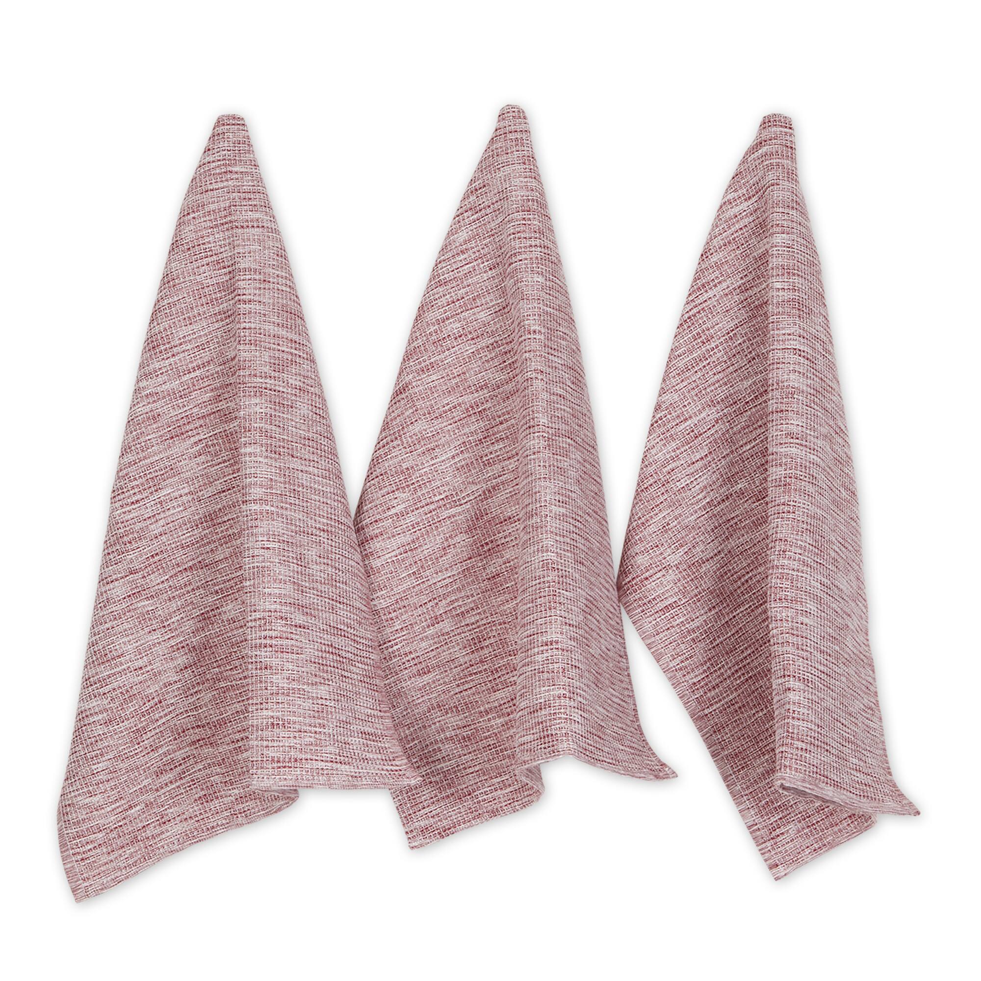 DII® Tonal Recycled Cotton Waffle Dish Towels